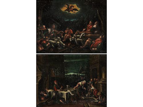 Kopien nach Gemälden, Schule des Francesco Bassano II, 1549 Bassano – 1592 Venedig